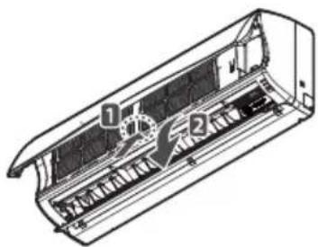 LG S24WUC - Cleaning the air filter - 2