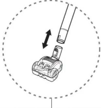 LG VC73180NNTR - How to use Using carpet master nozzle and mini turbine nozzle - 1
