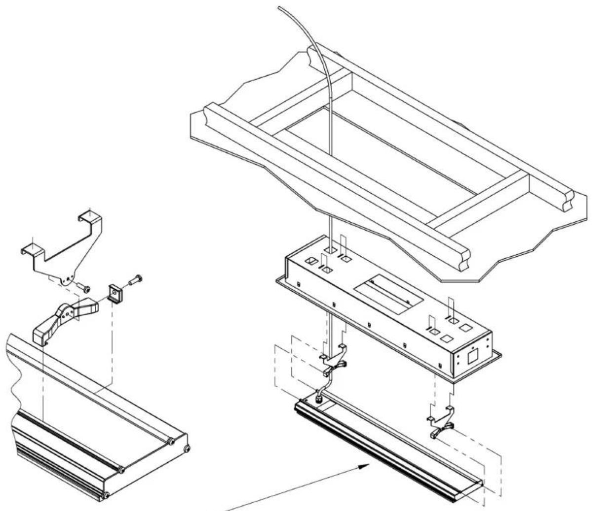 Heatstrip THH 1500A - Flush mount enclosure - 1