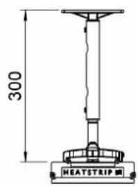 Heatstrip THH 1500A - Extension Mount Bracket - 4