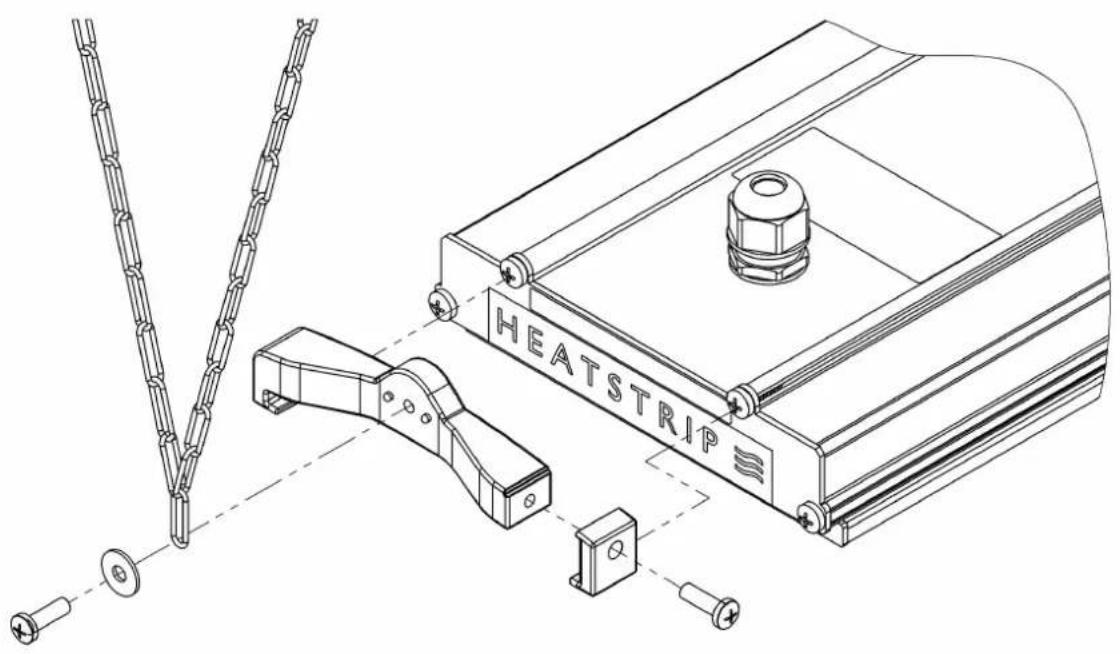 Heatstrip THH 1800A - Suspension mount bracket - 1