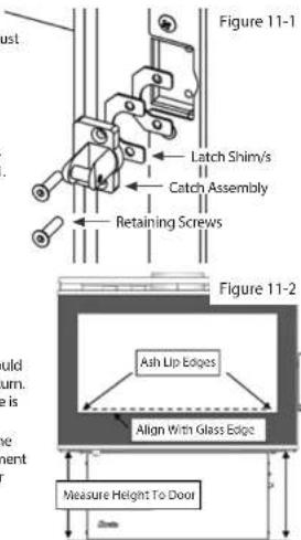 EUREKA Ruby Freestanding - Adjusting door catch - 1