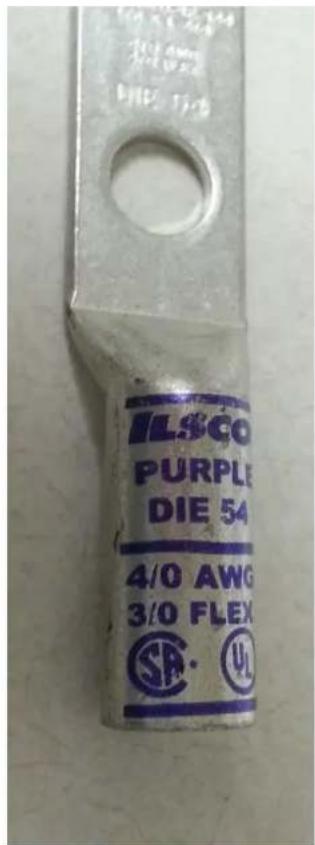Ilsco CCL-8-38 - Marking Information on Connectors: - 1