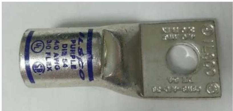 Ilsco CCL-8-38 - Typical Cross Section of a Compression Connector After Installation - 10