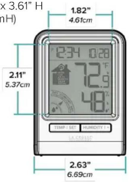 LA CROSSE TECHNOLOGY 302-1409BW-W - Comfort Meter (302-1409BW-W) - 1