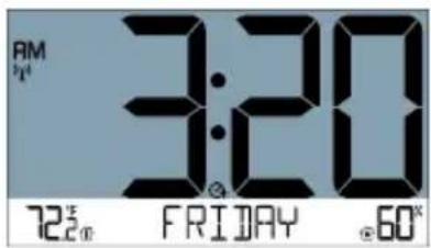 LA CROSSE TECHNOLOGY 513-05867 - Switch between Desired Time and Local time: - 2