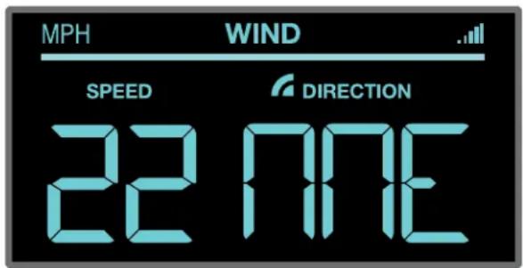 LA CROSSE TECHNOLOGY 328-10618V2 - WIND SPEED READINGS &amp; HISTORY - 2