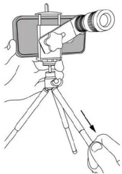 Carson HookUpz IC-918 - Using Included Mini-Tripod - 2