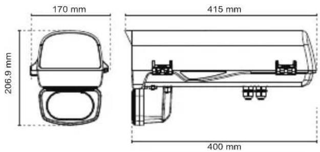 Vivotek AE-244 - Mounting Configuration & Dimensions - 4