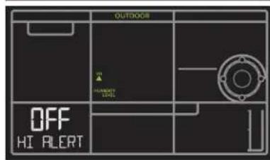 LA CROSSE TECHNOLOGY V40A-PRO-11 - Alert OFF: - 5