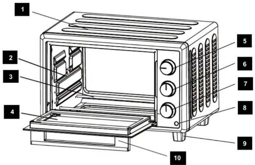 ELECTROLUX EOT2515XG - 產品說明 - 1
