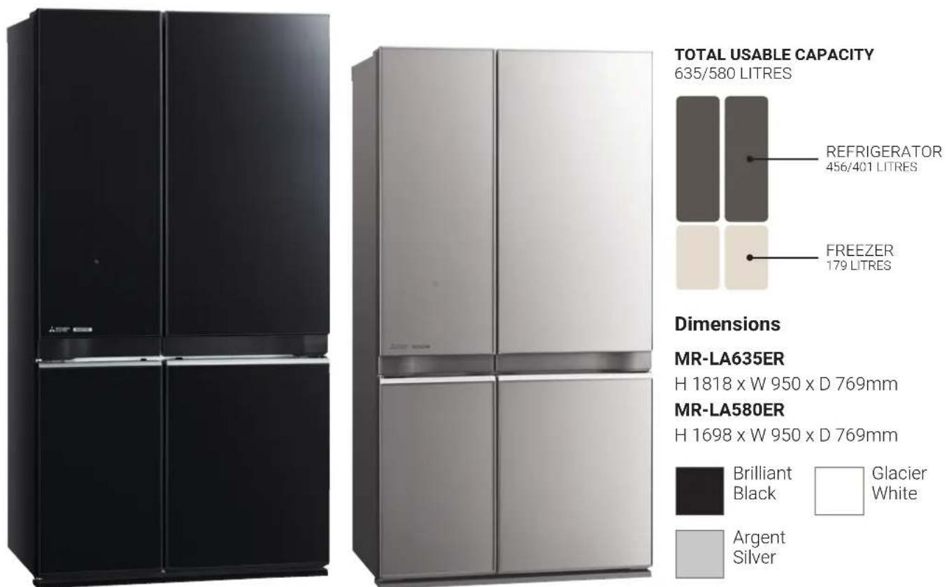MITSUBISHI MR-458ER-ST-A - FRENCH DOOR - 1