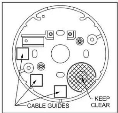 CABLE GUIDES KEEP CLEAR