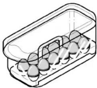 LG GR-L207MVHA - Egg box - 1
