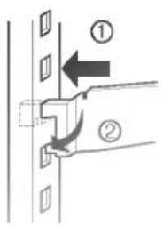 LG GR-P207DVU - How to install a shelf : - 1
