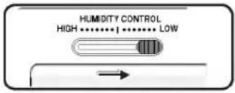 LG GR-P217PGKA - Humidity control in the vegetable compartment - 3