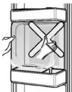 LG GR-B197GBCA - Open the refreshment center door. - 4