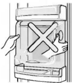LG GR-B217BUGA - Open the refreshment center door. - 3