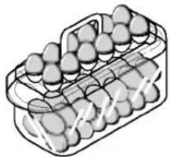 LG GR-B217BUGA - Egg box (Applicable to some models only) - 2