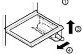 LG GR-B217BUGA - In case of separating the wine holder : - 1