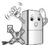 LG GR-B429BVJA - Do not extend or modify the length of the power plug. - 1
