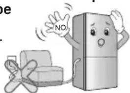 LG GC-B419PVQK - Do not allow the power cord bent or pressed by the heavy object to be damaged. - 1