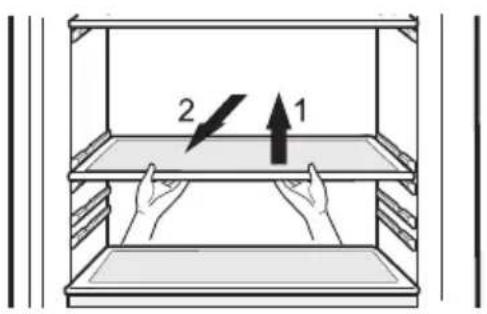LG GC-B419PVQK - REMOVAL AND INSTALLATION OF DETACHABLE GLASS SHELF - 1