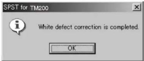 SHARP TM200 - 4-8-16. White defect correction - 2