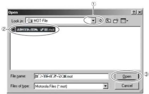 SHARP TM200 - [Open dialog box] - 1