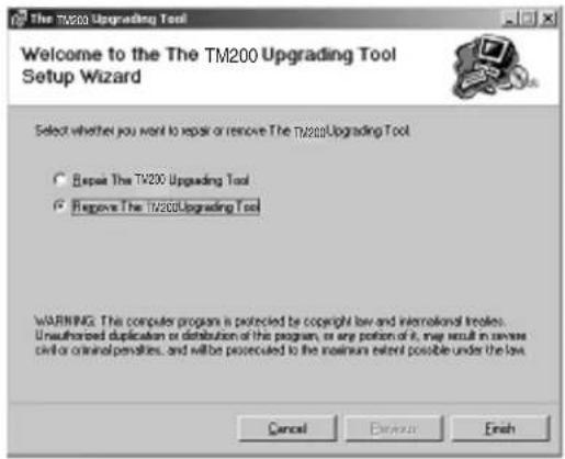 SHARP TM200 - [Uninstalling the software] - 2