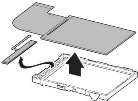 SHARP TM200 - MAIN LCD, BL FLEXIBLE UNIT REMOVAL - 1