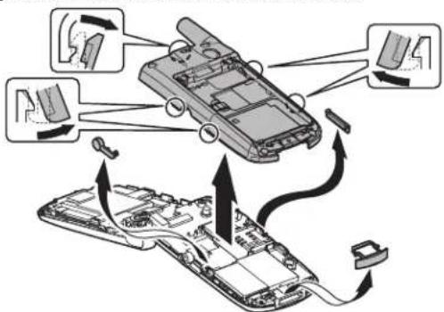 SHARP TM200 - VIBRATING MOTOR REMOVAL - 2
