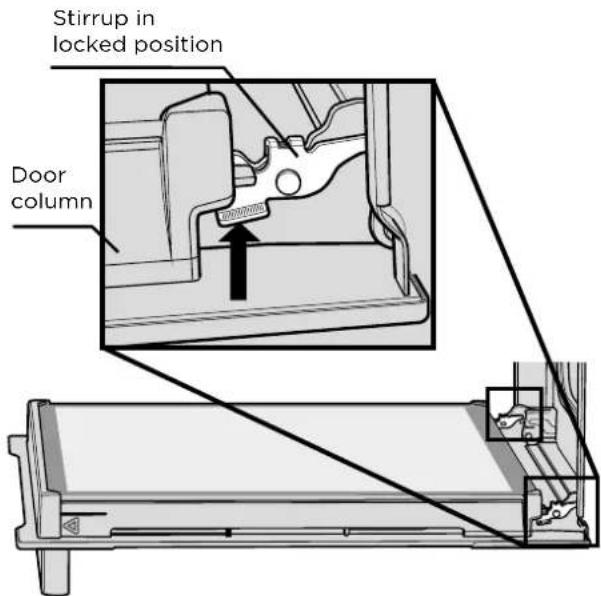 WESTINGHOUSE WVE613WCA - Fitting the oven door - 2