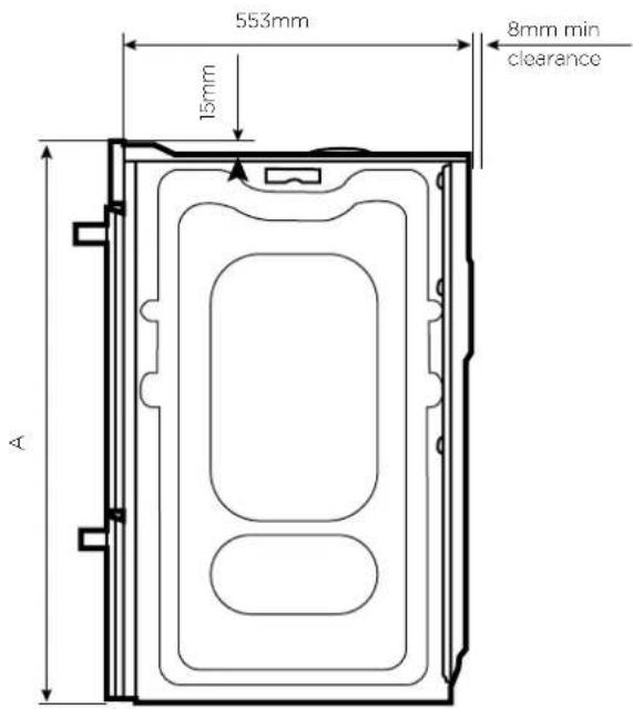 WESTINGHOUSE WVE613WCA - Hard wiring detail - 1