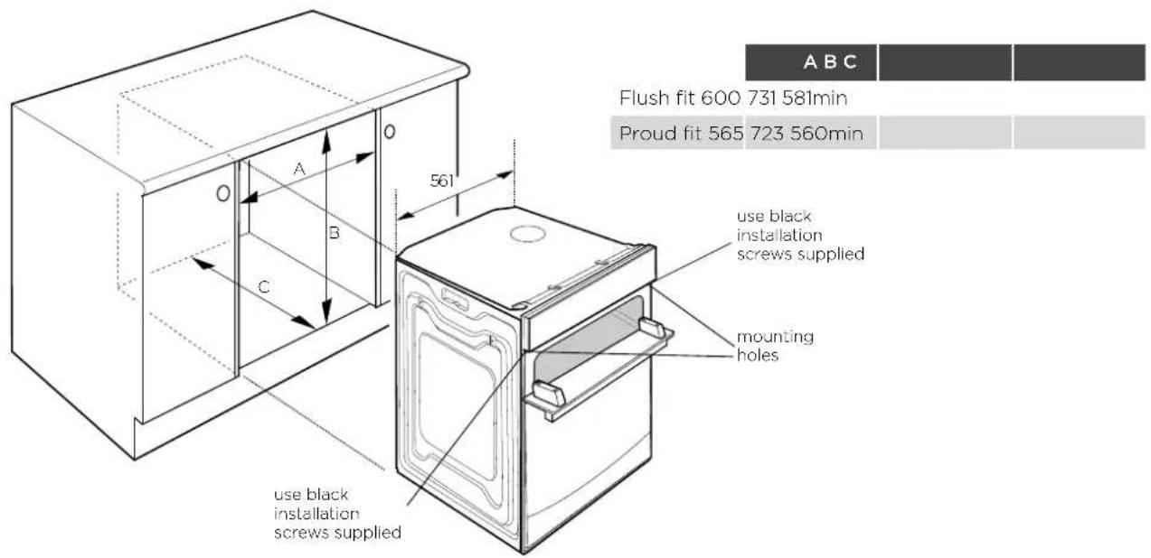 WESTINGHOUSE WVE613WCA - Separate grill underbench oven - 1