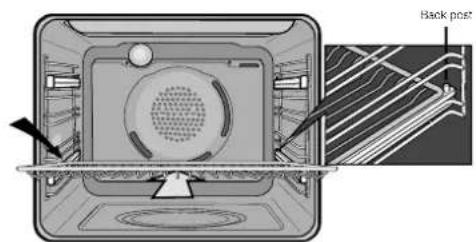 WESTINGHOUSE WVE613WCA - To fit a shelf or tray to telescopic slides (For applicable models only): - 1