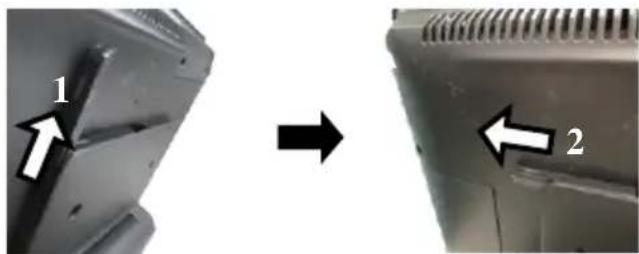 Posiflex TM-3010E - Mounting to XT Terminals with Gen 7E/8E Base - 2