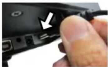 Posiflex LM-3310E - Connecting VGA and USB Cables - 8