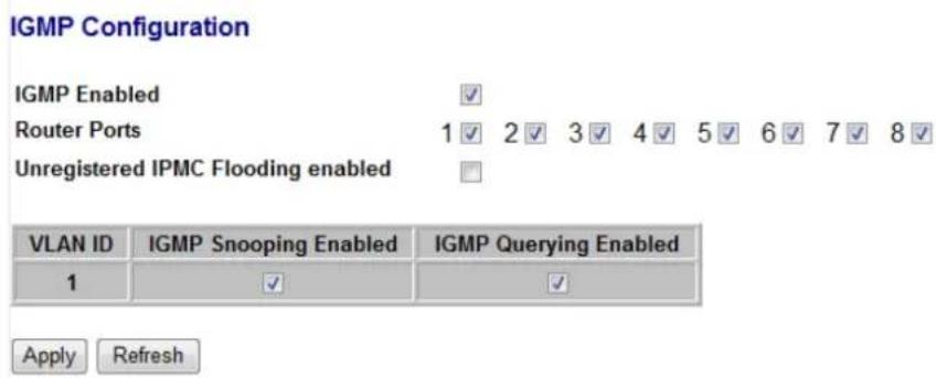 Edimax ES-5808PHG - IGMP Configuration - 1