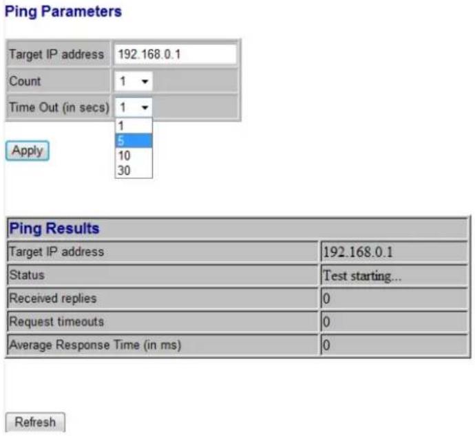 Edimax ES-5808PHG - Ping Parameters - 3