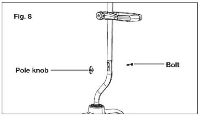 Fig. 8 Pole knob Bolt
