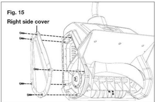 Fig. 15 Right side cover