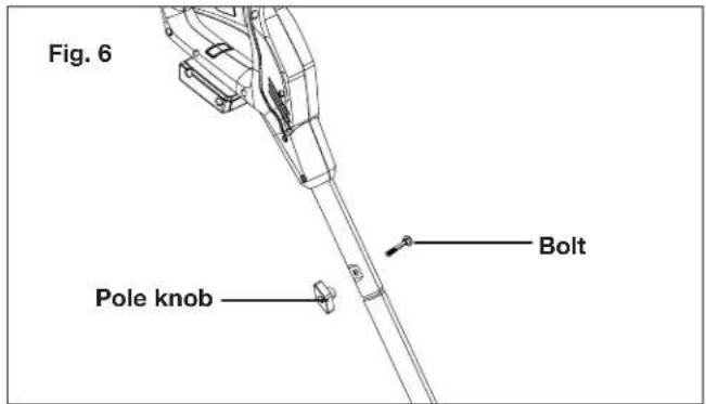 Fig. 6 Pole knob Bolt