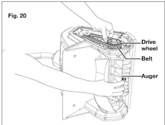 Fig. 20 Drive wheel Belt Auger