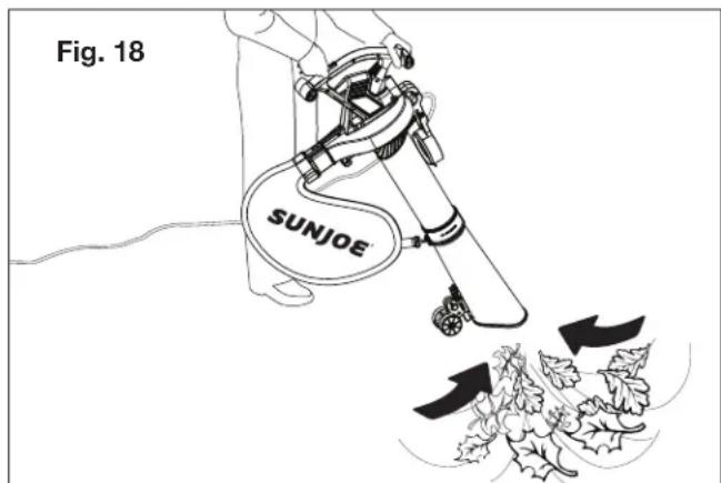 Sun Joe SBJ606E-GA-RM - Vacuum + Mulcher Mode - 1