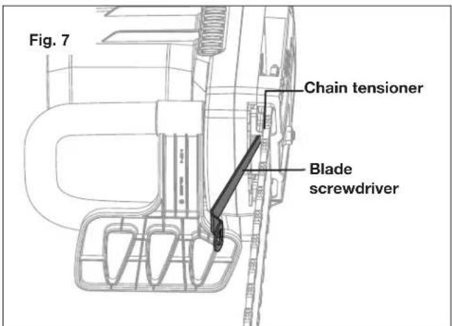 Sun Joe SWJ699E-RM - Installing the Guide Bar + Chain - 7