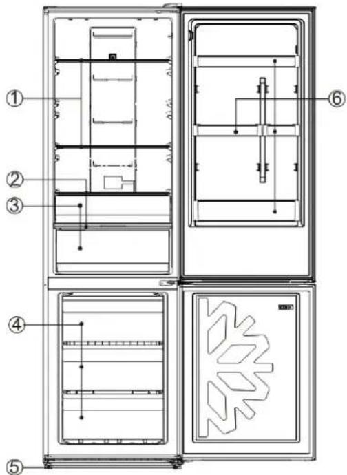 Infiniton RCM-355X - Parts name - 1