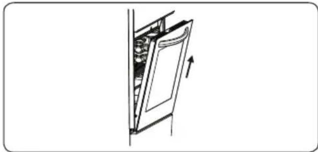 Infiniton HN-705B - Removal of the Oven Door - 3