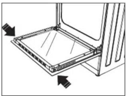 Infiniton CC58BEH - Cleaning And Maintenance Of The Oven's Front Door Glass - 1