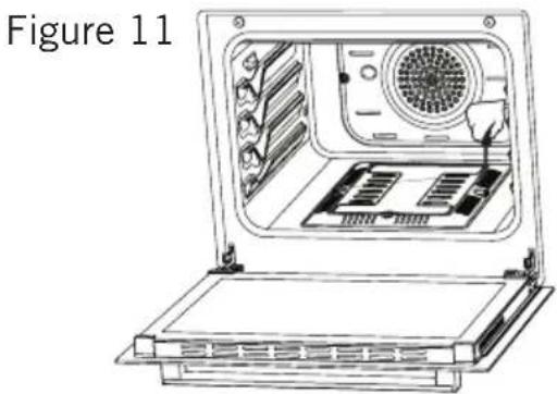 Infiniton CC58BEH - Removal of the lower burner: - 1